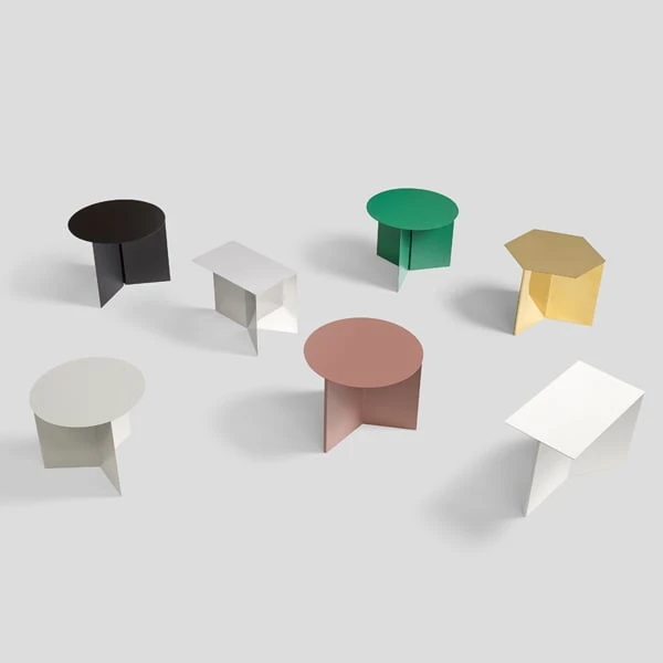 HAY Table Slit, 45 Cm, Blanc 2 HAY Table Slit, 45 Cm, Blanc – Image 2