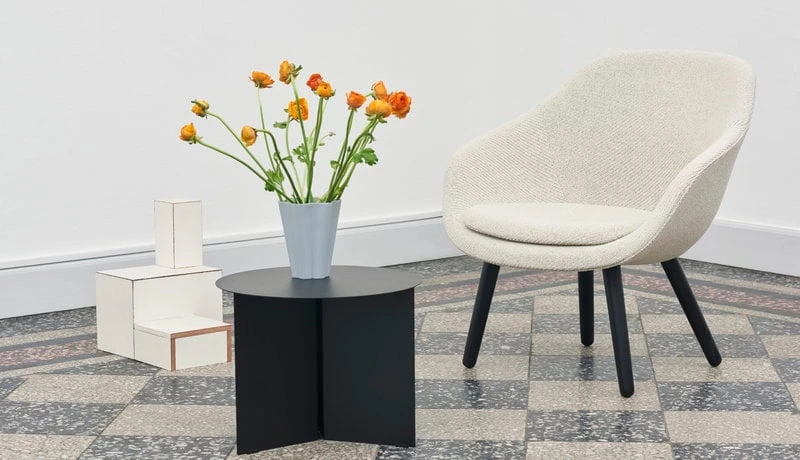 HAY Table Slit, 45 Cm, Noir 6 HAY Table Slit, 45 Cm, Noir – Image 6