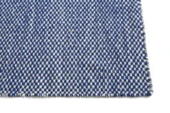 HAY Tapis Moiré Kelim, Bleu -Hay Magasin AB445 A665 AB96 Moire Kelim 140x200 blue detail