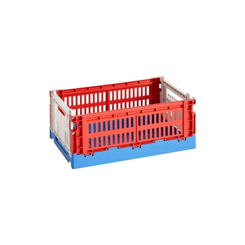 HAY Colour Crate Mix, S, Plastique Recyclé, Rouge 1 HAY Colour Crate Mix, S, Plastique Recyclé, Rouge