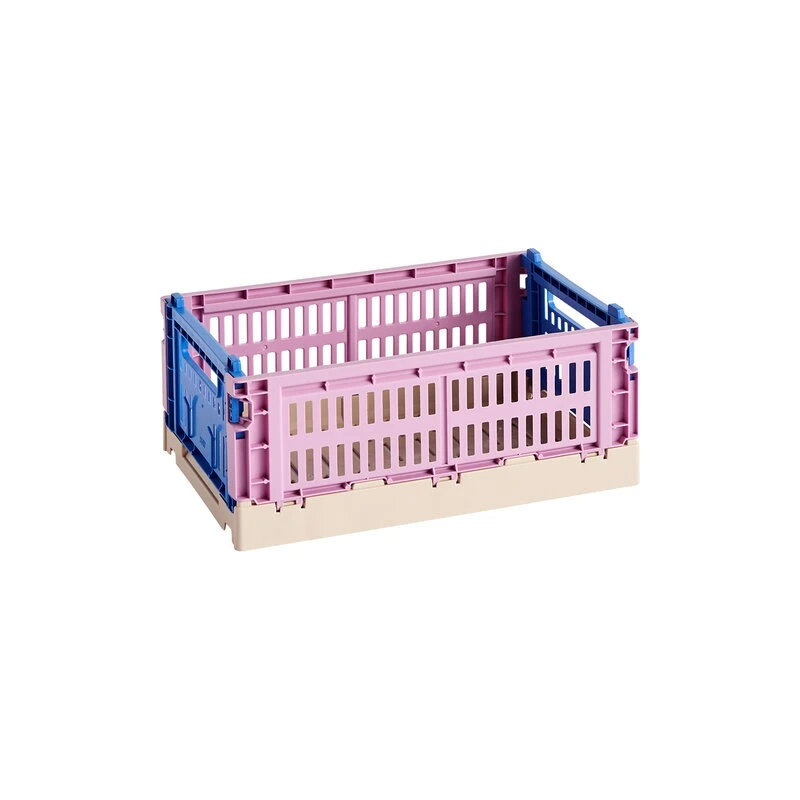 HAY Colour Crate Mix, S, Plastique Recyclé, Dusty Rose 1 HAY Colour Crate Mix, S, Plastique Recyclé, Dusty Rose