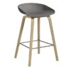HAY About A Stool AAS32, 64 cm, Chêne Savonné - gris