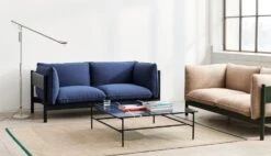 HAY Canapé Arbour 2 Places, Quadrillage Linen Beige Foncé - Chêne 11 HAY Canapé Arbour 2 Places, Quadrillage Linen Beige Foncé - Chêne -Hay Magasin Arbour 2 Seater Steelcut Trio 796 black wb lacquer beech Arbour 2 Seater Linen Grid dark beige bottle green wb lacquer beech Tapis black and green