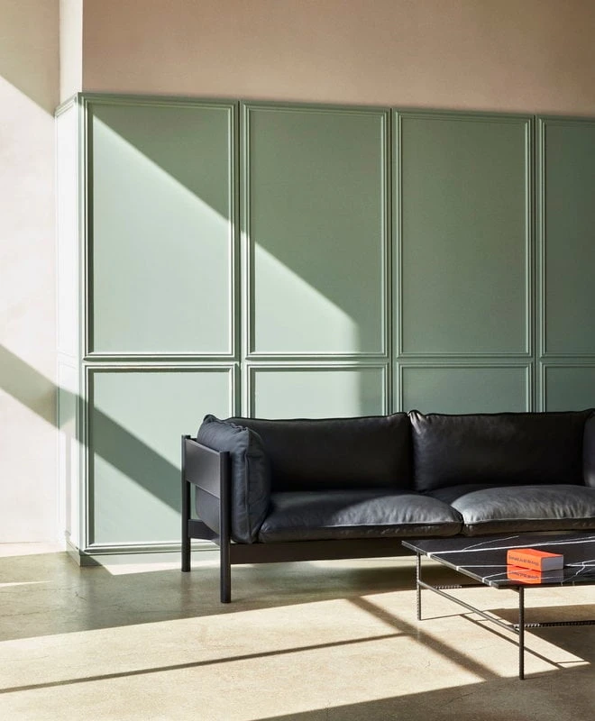 HAY Table Basse Rebar, 100 x 104 cm, Noir - Marbre Noir 2 HAY Table Basse Rebar, 100 x 104 cm, Noir - Marbre Noir – Image 2