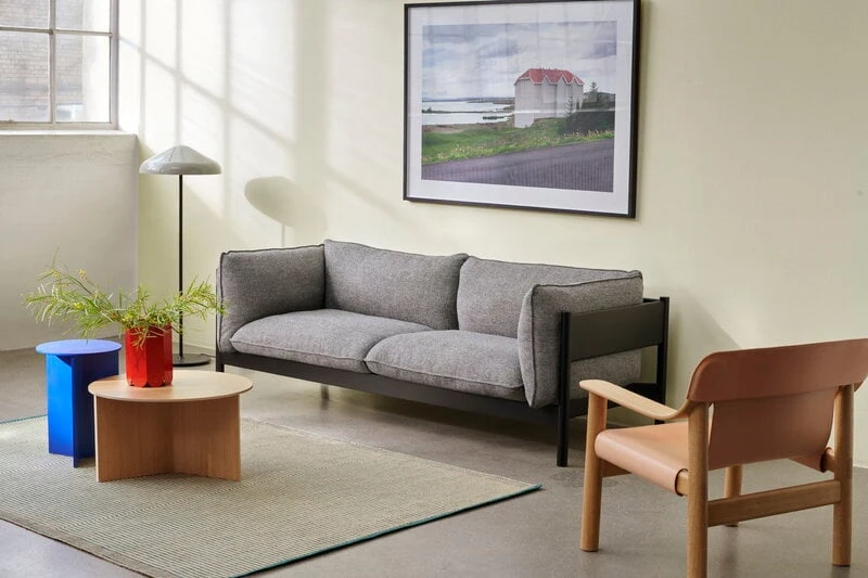 HAY Table Slit Wood, 35 cm, Modèle Haut, Bleu Vif 4 HAY Table Slit Wood, 35 cm, Modèle Haut, Bleu Vif – Image 4