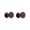 HAY Ensemble Bolt Hook, Lot De 2, Marron Foncé
