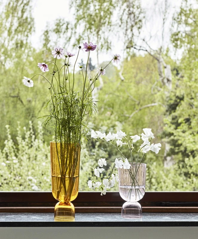 HAY Vase Bottoms Up, Modèle L, Ambre 3 HAY Vase Bottoms Up, Modèle L, Ambre – Image 3