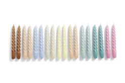 HAY Bougies Twist, Lot De 6, Beige-gris - Citrus - Nude 8 HAY Bougies Twist, Lot De 6, Beige-gris - Citrus - Nude -Hay Magasin Candle Twist model