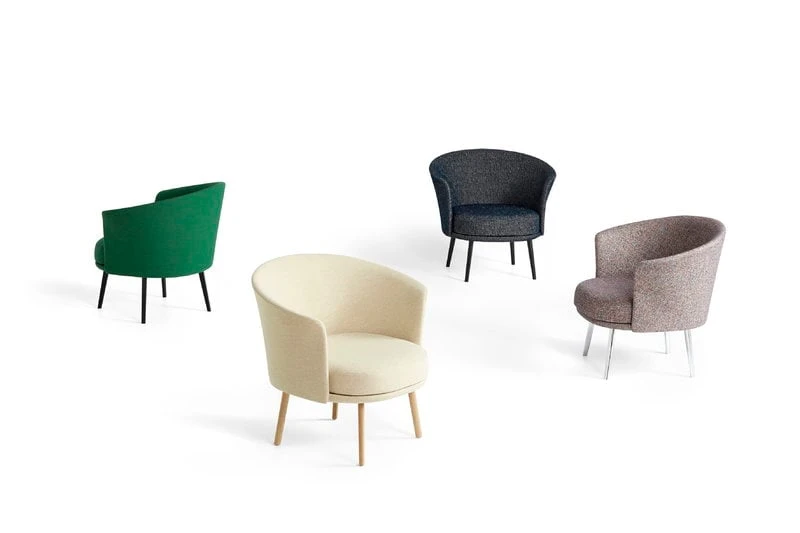 HAY Fauteuil Lounge Dorso, Noir - Olavi 16 3 HAY Fauteuil Lounge Dorso, Noir - Olavi 16 – Image 3