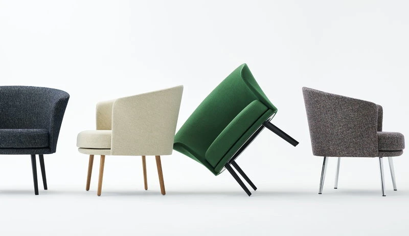 HAY Fauteuil Lounge Dorso, Noir - Olavi 16 2 HAY Fauteuil Lounge Dorso, Noir - Olavi 16 – Image 2