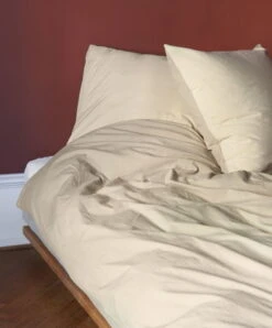 HAY Taie D’oreiller Duo, Cappuccino -Hay Magasin Duo Bed Linen Duvet Cover cappuccino Duo Bed Linen Pillow Case cappuccino