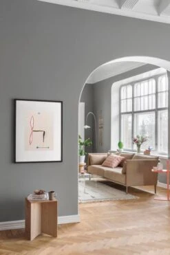 HAY Canapé Silhouette 3 Places, Linara 142/Silk Cognac - Chêne Huilé -Hay Magasin Fds12 muokattu