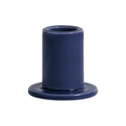 HAY Bougeoir Tube, S, Bleu Foncé