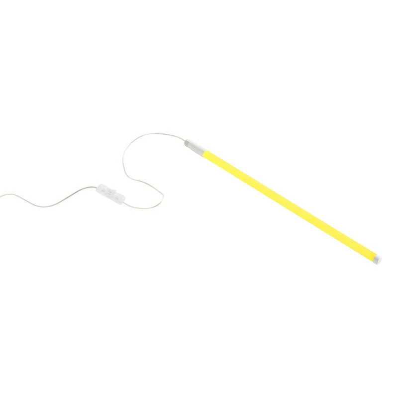 HAY Lampe LED Neon Tube Slim, 50 cm, Jaune 1 HAY Lampe LED Neon Tube Slim, 50 cm, Jaune