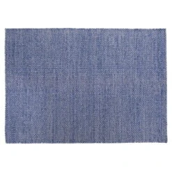 HAY Tapis Moiré Kelim, Bleu