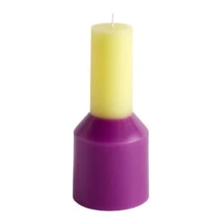 Hay Magasin 16 HAY Bougie Haute Pillar, Modèle S, Fuchsia