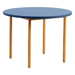 HAY Table Two-Colour, 105 Cm, Ocre - Bleu