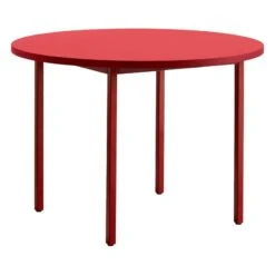 HAY Table Two-Colour, 105 Cm, Rouge Marron - Rouge
