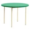 HAY Table Two-Colour, 105 Cm, Ivoire - Vert Menthe