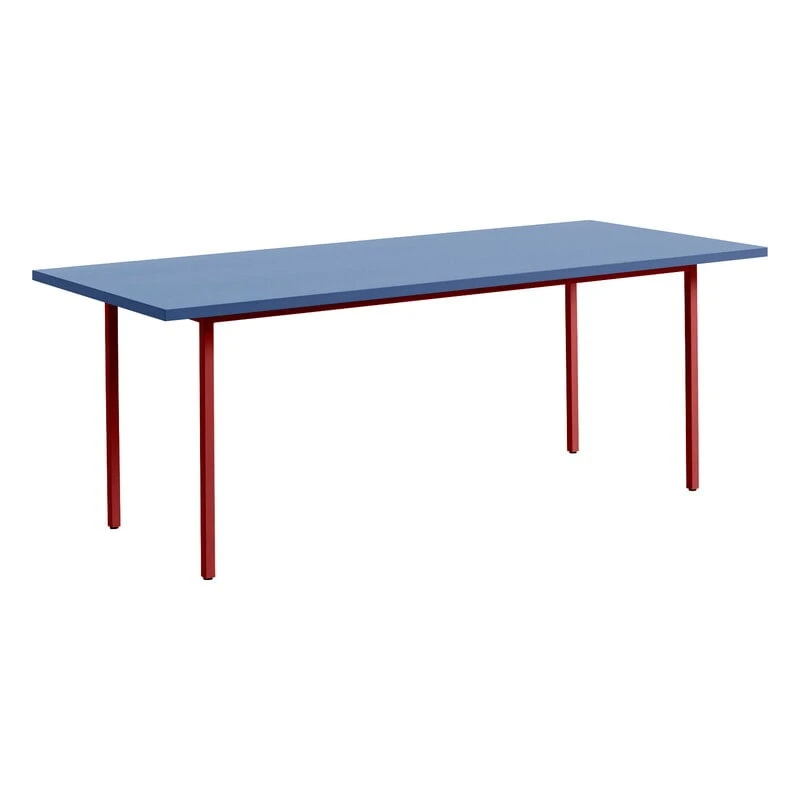 HAY Table Two-Colour, 200 X 90 Cm, Rouge Marron - Bleu 1 HAY Table Two-Colour, 200 X 90 Cm, Rouge Marron - Bleu