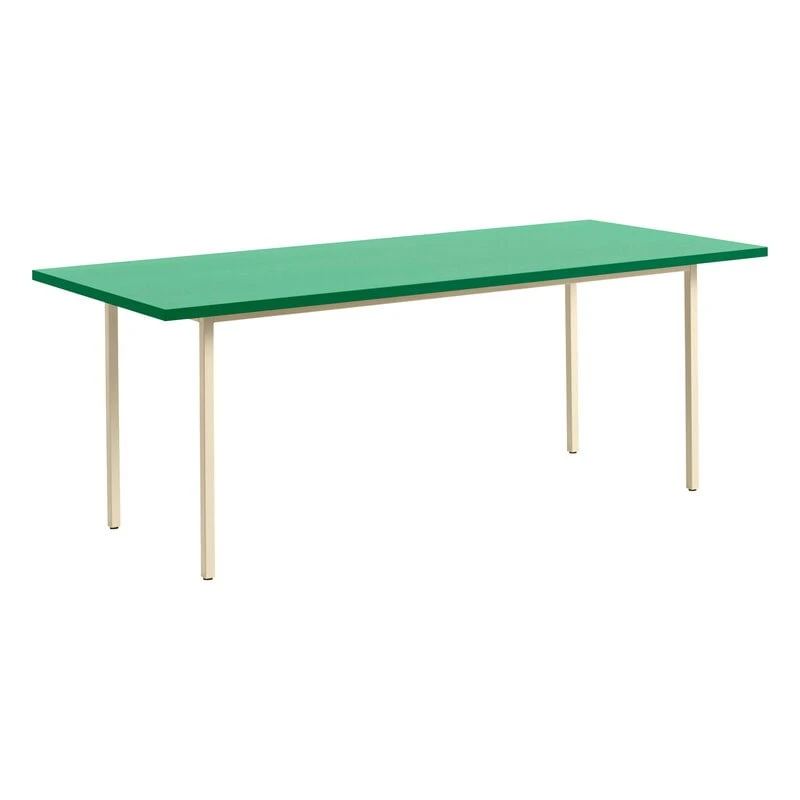 HAY Table Two-Colour, 200 X 90 Cm, Ivoire - Vert Menthe 1 HAY Table Two-Colour, 200 X 90 Cm, Ivoire - Vert Menthe