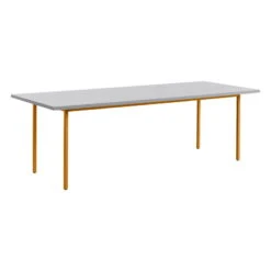 HAY Table Two-Colour, 240 X 90 Cm, Ocre - Gris Clair