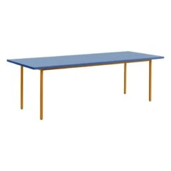 HAY Table Two-Colour, 240 X 90 Cm, Ocre - Bleu