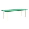 HAY Table Two-Colour, 240 X 90 Cm, Ivoire - Vert Menthe