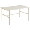 HAY Table Basse Rebar, 80 x 49 cm, Albâtre - marbre Beige