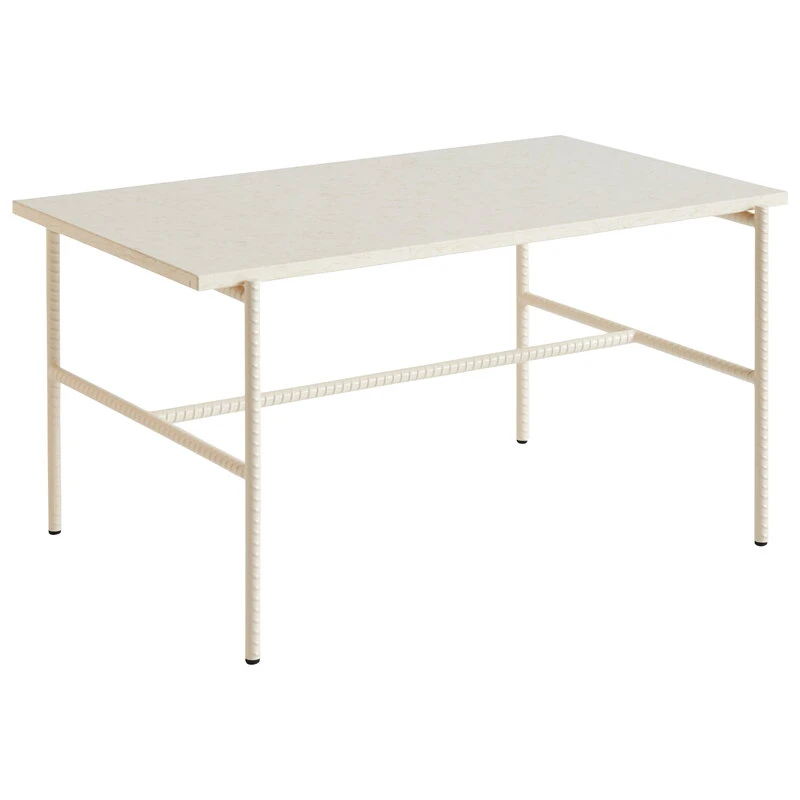 HAY Table Basse Rebar, 80 x 49 cm, Albâtre - marbre Beige 1 HAY Table Basse Rebar, 80 x 49 cm, Albâtre - marbre Beige