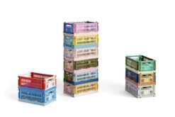 HAY Colour Crate Mix, S, Plastique Recyclé, Jaune Doré 7 HAY Colour Crate Mix, S, Plastique Recyclé, Jaune Doré -Hay Magasin HAY Colour Crate Mix Family 01 8