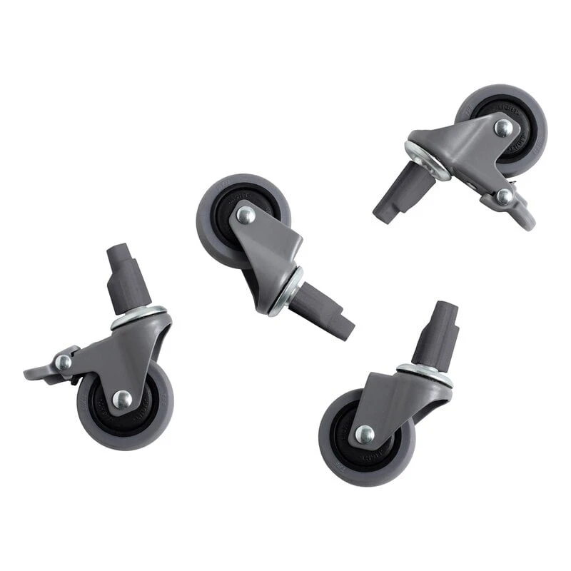 HAY Ensemble De Roulettes Colour Crate, Lot De 4, L 1 HAY Ensemble De Roulettes Colour Crate, Lot De 4, L