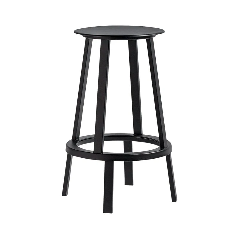HAY Tabouret De Bar Revolver, 65 Cm, Noir 1 HAY Tabouret De Bar Revolver, 65 Cm, Noir