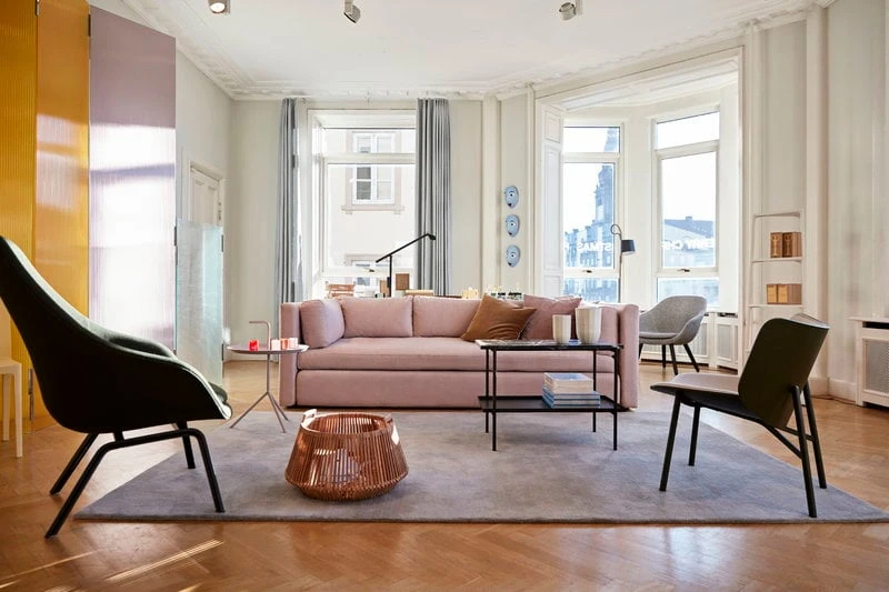 HAY Table D’appoint Rebar, 75 x 44 cm, Noir - Marbre Noir 2 HAY Table D’appoint Rebar, 75 x 44 cm, Noir - Marbre Noir – Image 2