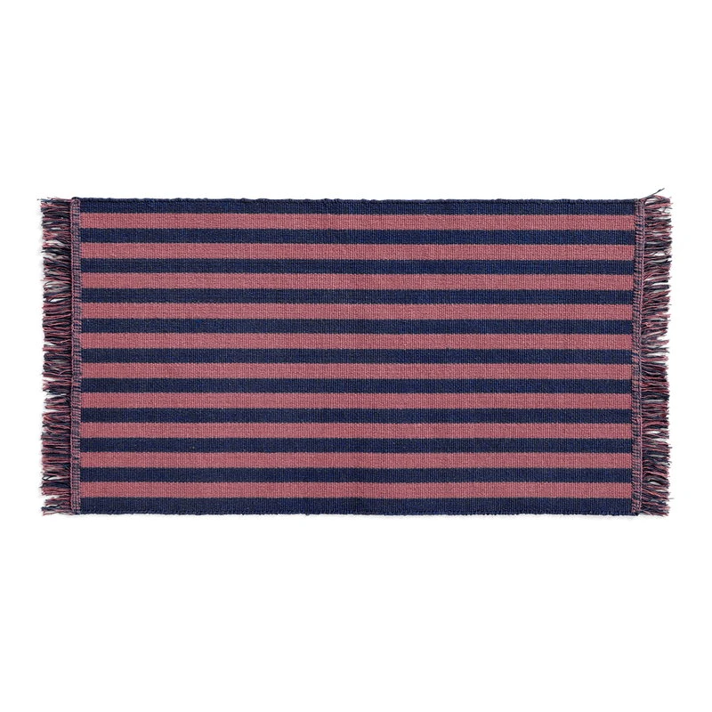 HAY Tapis D’entrée Stripes And Stripes, Navy Cacao 1 HAY Tapis D’entrée Stripes And Stripes, Navy Cacao