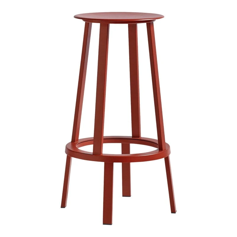 HAY Tabouret De Bar Revolver, 76 Cm, Rouge 1 HAY Tabouret De Bar Revolver, 76 Cm, Rouge