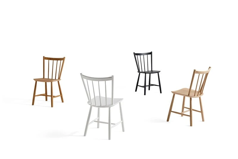 HAY Chaise J41, Chêne Foncé Huilé 2 HAY Chaise J41, Chêne Foncé Huilé – Image 2