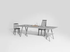 HAY Table Loop Stand, 200 cm, Gris 5 HAY Table Loop Stand, 200 cm, Gris -Hay Magasin Loop Stand Table L250 grey catalogue 01