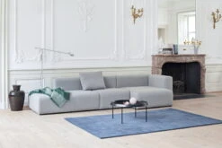 HAY Table Basse Tulou 55 cm, Noir 11 HAY Table Basse Tulou 55 cm, Noir -Hay Magasin Mags Sofa Fiord 151 Tulou Coffe Table Black Fifty Fifty light grey Mohair Blanket Green