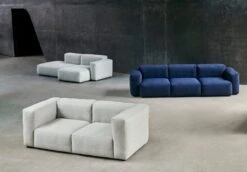 HAY Canapé Mags Soft 3 places, Comb.1 Accoudoir Bas, Flamiber J4 7 HAY Canapé Mags Soft 3 places, Comb.1 Accoudoir Bas, Flamiber J4 -Hay Magasin Mags Soft 25 Seater comb 1 Hallingdal 110 beige stitching Mags Soft Low 3 Seater comb 1 Olavi by HAY 07 black stitchingrole