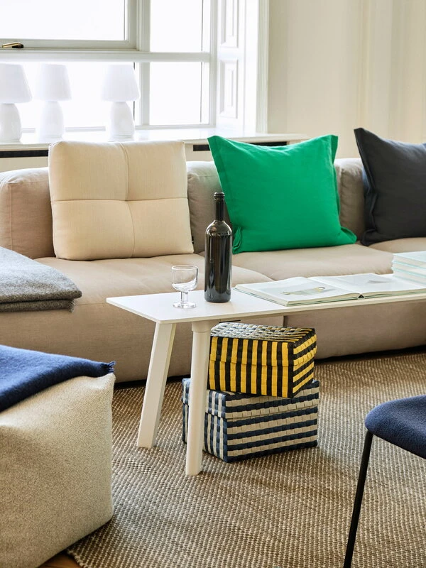 HAY Tapis Moiré Kelim, Cannelle 4 HAY Tapis Moiré Kelim, Cannelle – Image 4