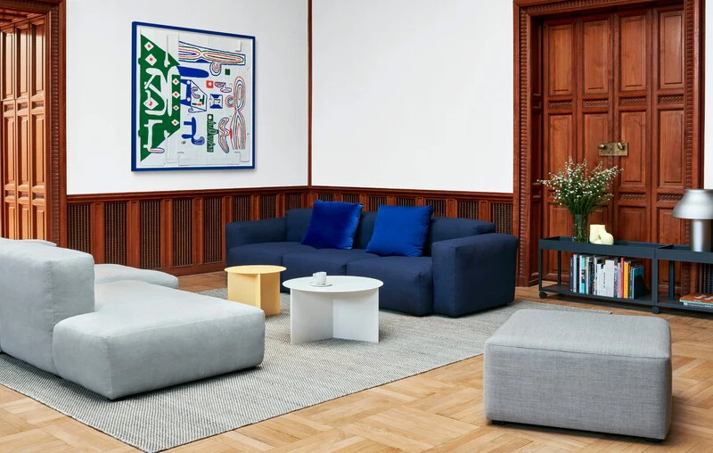 HAY Canapé Mags Soft 3 places, Comb.1 Accoudoir Bas, Flamiber J4 3 HAY Canapé Mags Soft 3 places, Comb.1 Accoudoir Bas, Flamiber J4 – Image 3