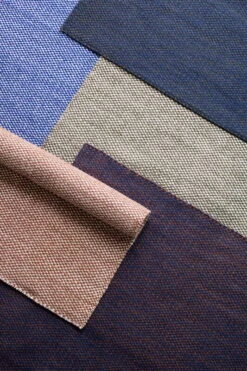 HAY Tapis Moiré Kelim, Dusk 5 HAY Tapis Moiré Kelim, Dusk -Hay Magasin Moir Kelim 140x200 blue cinnamon dusk olive plum
