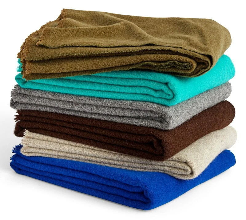 HAY Couverture Mono, 130 x 180 cm, Creme Melange 2 HAY Couverture Mono, 130 x 180 cm, Creme Melange – Image 2