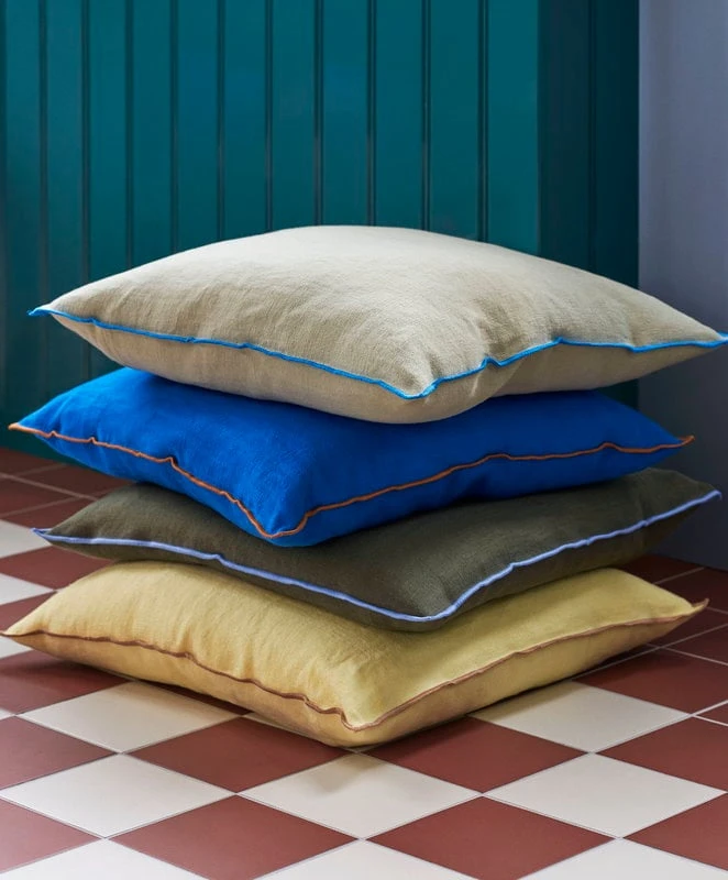 HAY Coussin Outline, 50 x 50 cm, Sorbet Citron 6 HAY Coussin Outline, 50 x 50 cm, Sorbet Citron – Image 6