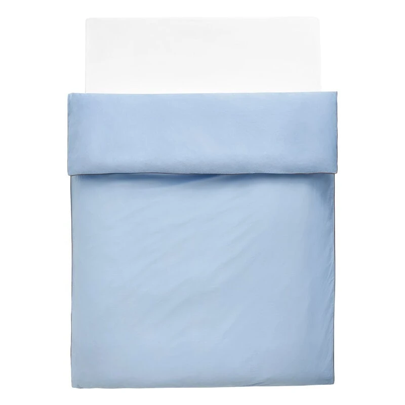 HAY Housse De Couette Outline, Bleu Doux 2 HAY Housse De Couette Outline, Bleu Doux – Image 2