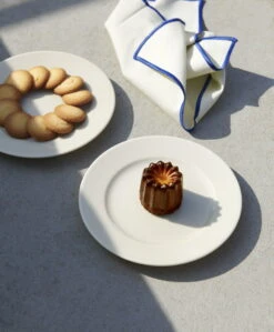 HAY Serviettes De Table Outline, Lot De 4, Crème 10 HAY Serviettes De Table Outline, Lot De 4, Crème -Hay Magasin Outline Napkins cream Rainbow Plate sand