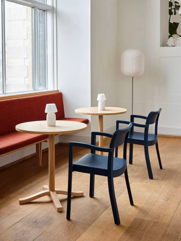 HAY Chaise Avec Accoudoirs Pastis, Bleu Acier – Image 2