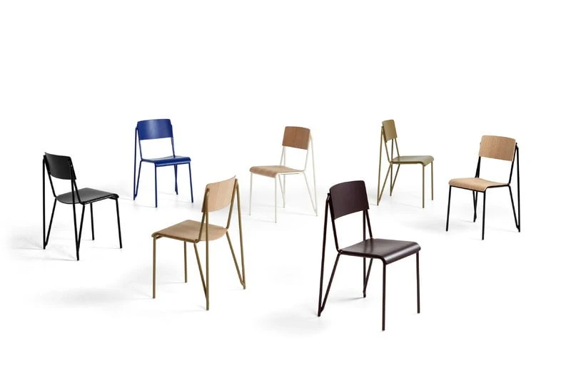 HAY Chaise Petit Standard, Argile - Chêne Laqué Mat 4 HAY Chaise Petit Standard, Argile - Chêne Laqué Mat – Image 4