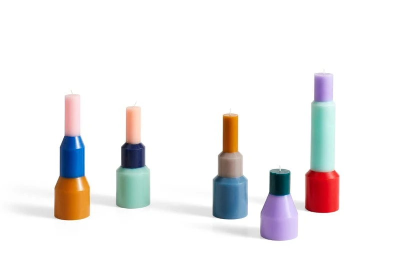 HAY Bougie Pillar, Modèle XL, Rouge 3 HAY Bougie Pillar, Modèle XL, Rouge – Image 3